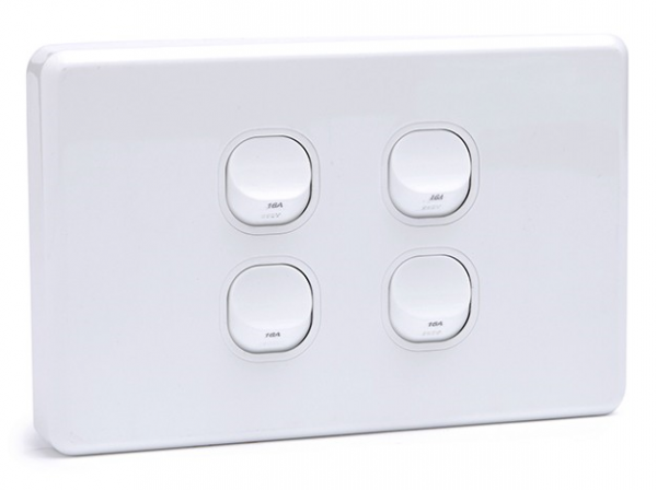 Modern Range Four gang two way Switch 10A