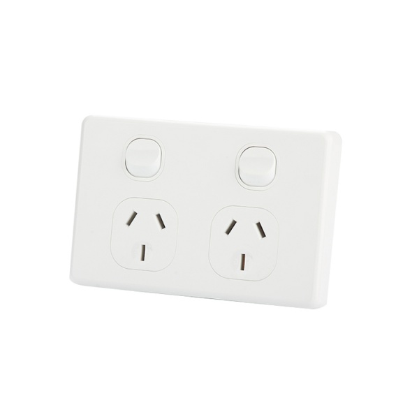 Modern Range Double Power Outlet 10A