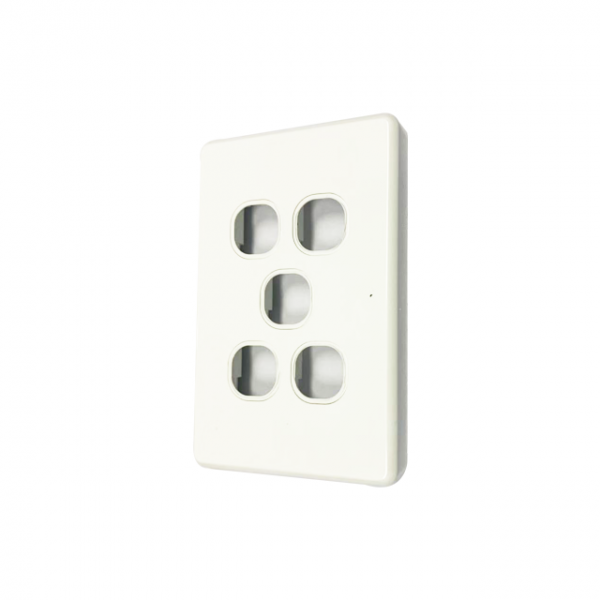 Modern Range 5 Gang Plate LESS MECH